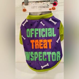 Halloween Dog Shirt - Purple and Green